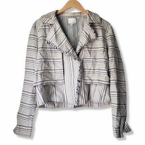 Greylin Striped Blazer Jacket